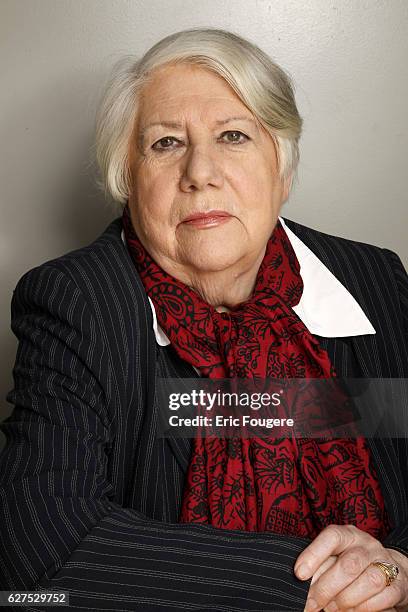 Francoise Seigner on the set of TV show "Les Grands du Rire".