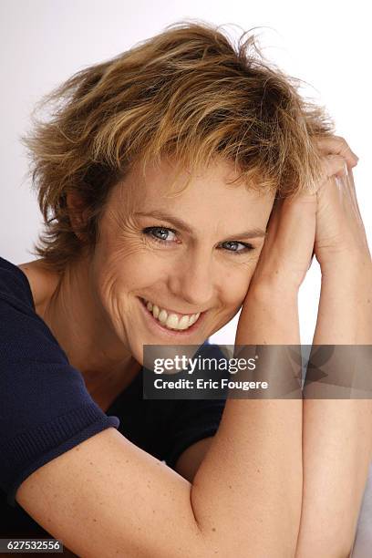 Actress Anne Richard attends the France 3 TV show, "Les Grands du Rire," in Paris.