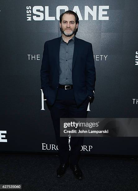 Michael Stuhlbarg attends Cinema Society "Miss Sloane" screening at SAG-AFTRA Foundation Robin Williams Center on December 3, 2016 in New York City.