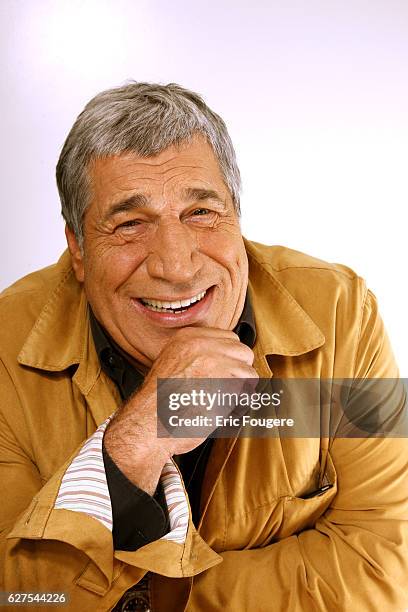 Jean Pierre Castaldi on the set of TV show "Les Grands du Rire".