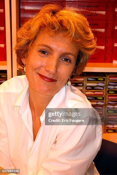 Writer Anna Gavalda photographed in Paris.