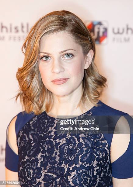 Canadian actress Tammy Gillis attends Day 4 of the 16th Annual Whistler Film Festival in Whistler Village on December 3, 2016 in Whistler, Canada.