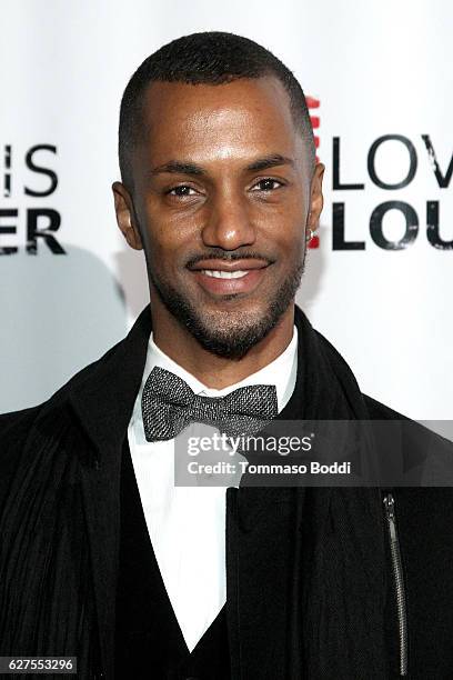 Darryl Stephens attends the Chaz Dean WEN Winter Party Benefiting Love is Louder on December 3, 2016 in Los Angeles, California.