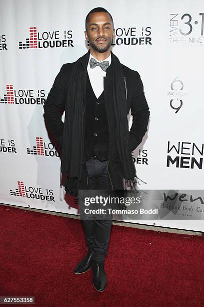 Darryl Stephens attends the Chaz Dean WEN Winter Party Benefiting Love is Louder on December 3, 2016 in Los Angeles, California.