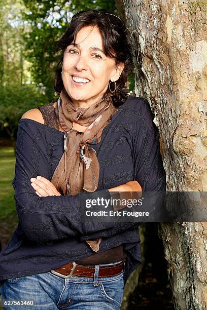 French writer Isabelle Alonso at "la foret des livres " in chanceaux près loche
