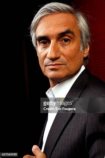 Journalist Maurice Szafran Photographed in PARIS
