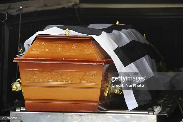 Body of journalist Guilherme Van Der Laars, from TV Globo, is buried in the São João Batista Cemetery, in Botafogo. He was one of the victims of the...