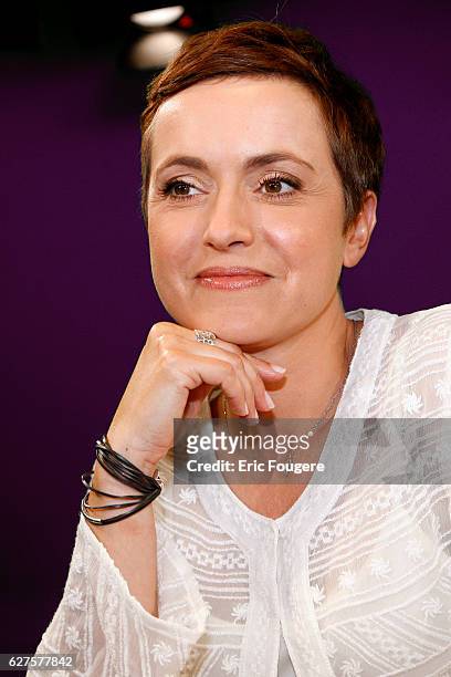 Journalist and TV Presenter Sophie Jovillard Photographed in PARIS