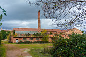 Old abandoned brick factory