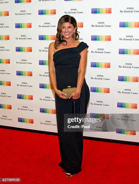 Cindy Millican Frey, wife of Eagles co-founder, the late Glenn Frey, arrives for the formal Artist's Dinner honoring the recipients of the 39th...