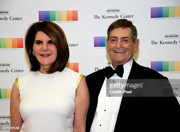 Former White House Chief of Staff Kenneth Duberstein and his wife, Jacqueline, arrive for the formal Artist's Dinner honoring the recipients of the...