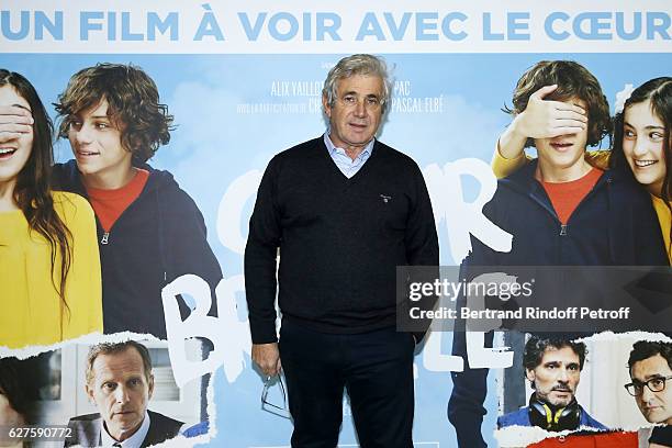 Michel Boujenah attends the "Le Coeur En Braille" Paris Premiere at Cinema Gaumont Marignan on December 4, 2016 in Paris, France.