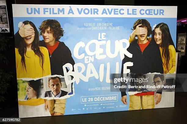 General view during the "Le Coeur En Braille" Paris Premiere at Cinema Gaumont Marignan on December 4, 2016 in Paris, France.