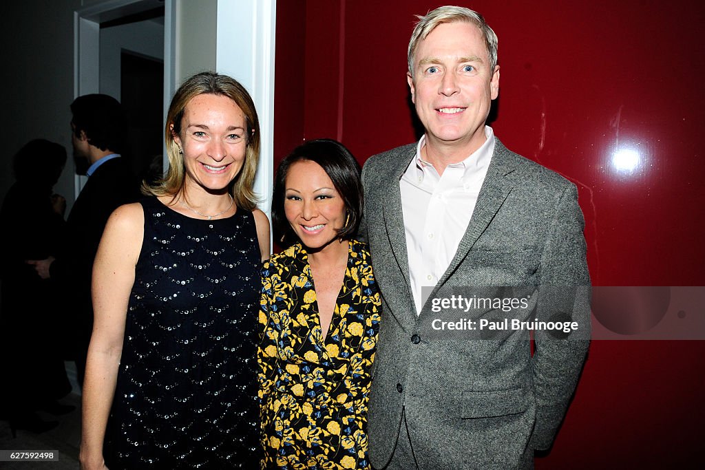 Jeff Rattray Celine Rattray, Alina Cho and Jeffrey Sharp attend The Cinema Society ...