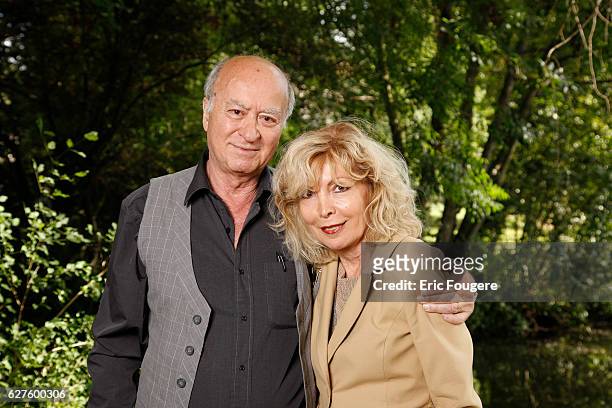 Maryse et GEORGES WOLINSKI Photographed in PARIS