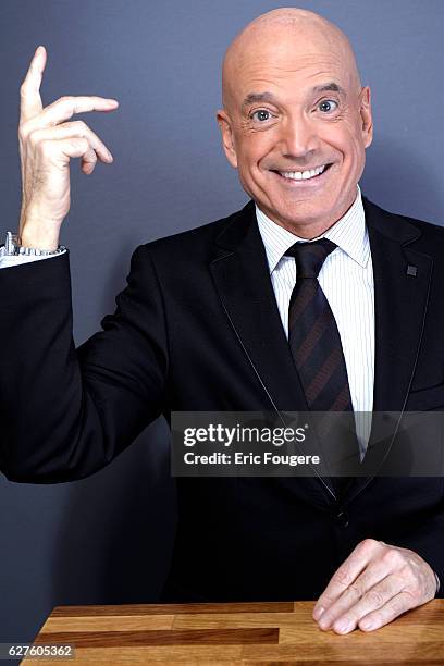 French engineer-forecaster meteorologist and weather presenter on TF1 Louis Bodin Photographed in PARIS