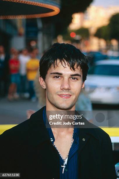 Adam LaVorgna at the premiere of "Summer Catch."