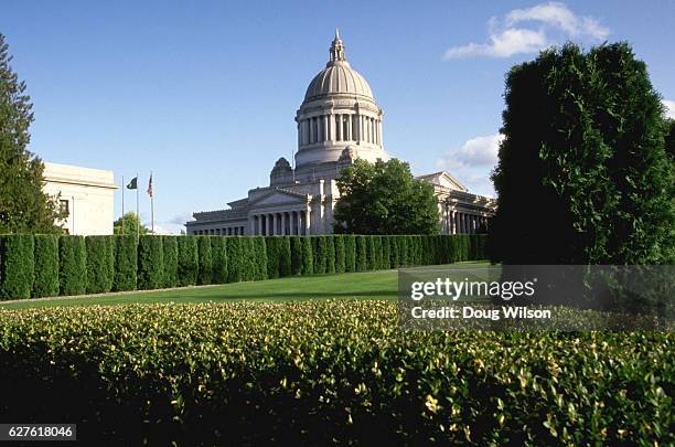 washington state capitol building - olympia stockfoto's en -beelden