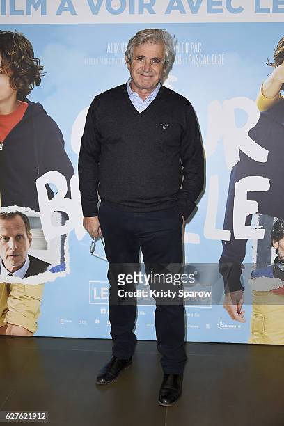 Michel Boujenah attends the "Le Coeur En Braille" Paris Premiere at Cinema Gaumont Marignan on December 4, 2016 in Paris, France.