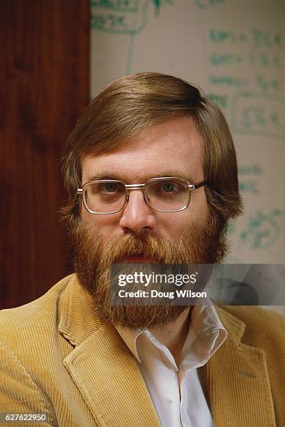 Microsoft Co-Founder Paul Allen poses for a portrait in 1984.