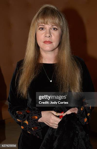 Stevie Nicks arrives at the Warner Music Group and Entertainment Weekly post-Grammy party.