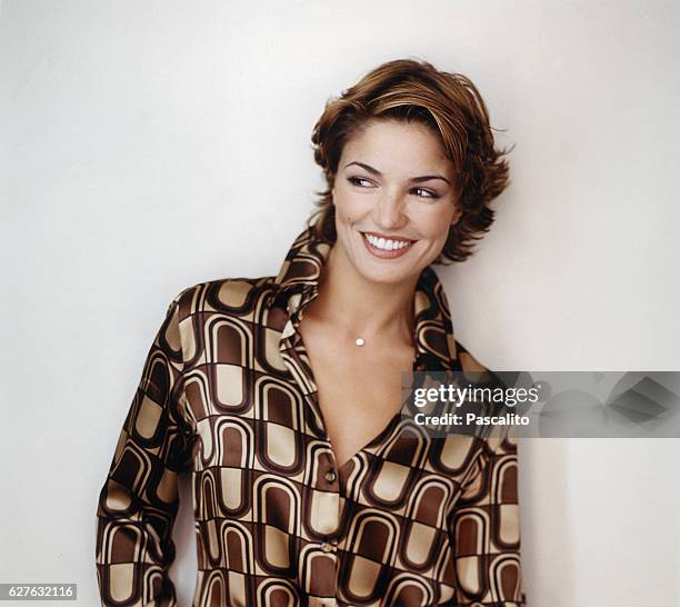 French actress and singer of Moroccans origins Nadia Farès.
