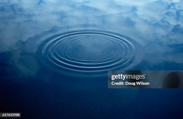 water ripple and reflections - 波紋 ストックフォトと画像