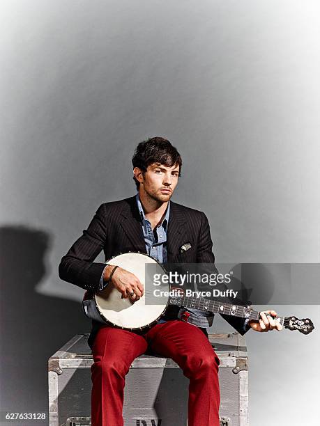 Musician Scott Avett of The Avett Brothers is photographed for Rolling Stone Magazine on October 8, 2013 in Los Angeles, California.