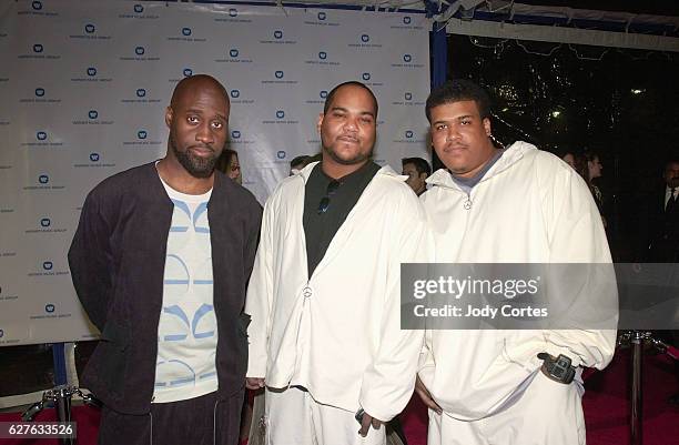 Grammy nominees De La Soul arrive at the Warner Brothers Grammy party.