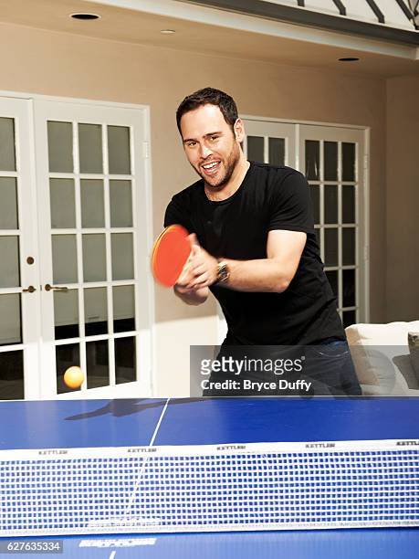 Justin Bieber's manager, Scott "Scooter" Braun is photographed for Billboard Magazine on July 26, 2012 in Los Angeles, California.