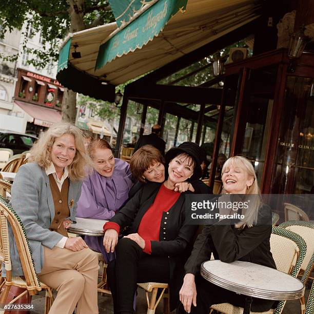 Quebec actress Alexandra Stewart, French actress Bernadette Lafont, Danish actress Anna Karina and French actresses Macha Meril and Francoise Brion....