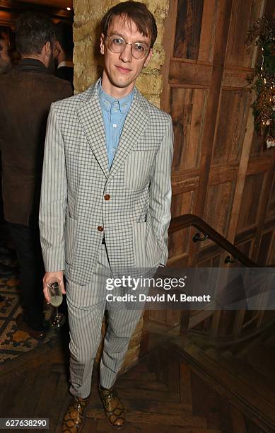 Michael Pegrum attends The Fashion Awards in partnership with Swarovski nominees' lunch hosted by the British Fashion Council with Grey Goose at...