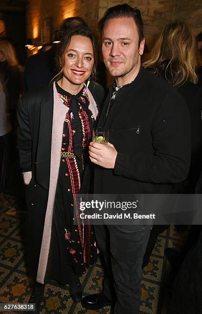 Alice Temperley and Nicholas Kirkwood attend The Fashion Awards in partnership with Swarovski nominees' lunch hosted by the British Fashion Council...