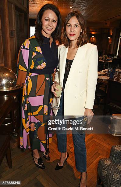 Caroline Rush and Alexa Chung attend The Fashion Awards in partnership with Swarovski nominees' lunch hosted by the British Fashion Council with Grey...
