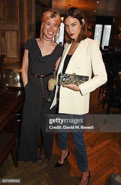 Maeve McKinlay and Alexa Chung attend The Fashion Awards in partnership with Swarovski nominees' lunch hosted by the British Fashion Council with...