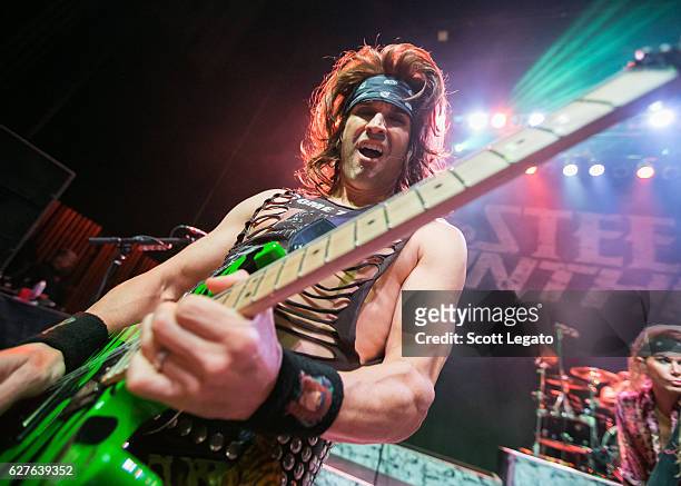 Satchel of Steel Panther performs at The Fillmore on December 3, 2016 in Detroit, Michigan.