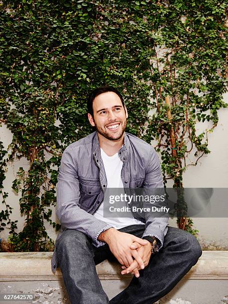 Justin Bieber's manager, Scott "Scooter" Braun is photographed for Billboard Magazine on July 26, 2012 in Los Angeles, California.