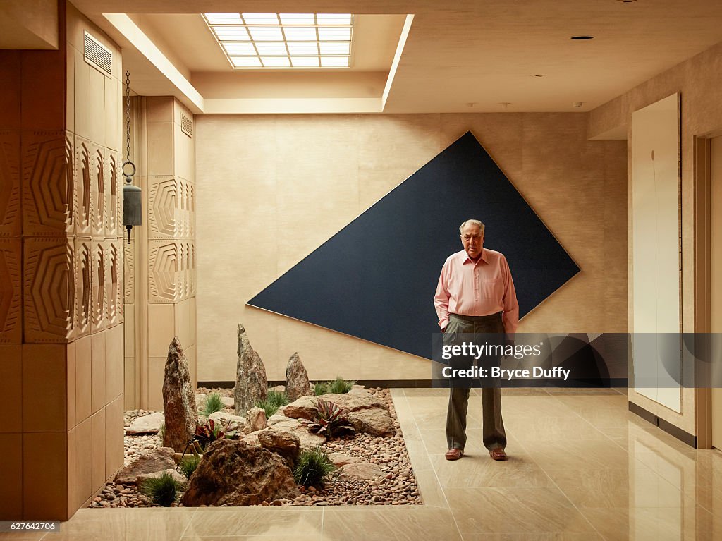 Lester Howard Businessman Howard Lester is photographed for Fortune Magazine on ...