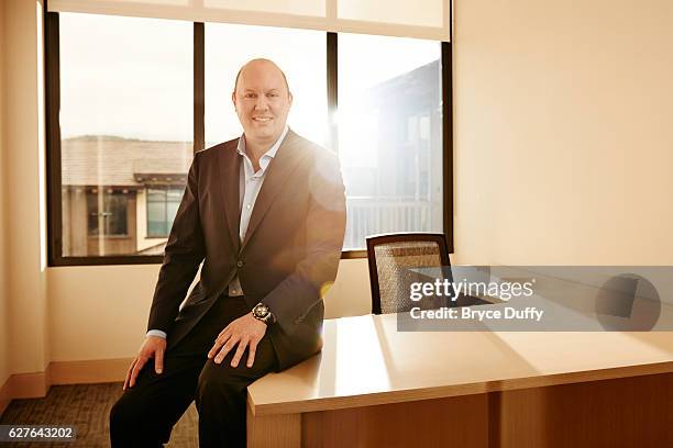 Marc Andreesen of the venture capital firm Andreesen Horowitz is photographed for Fortune Magazine on January 24, 2013 in the offices of Andreesen...