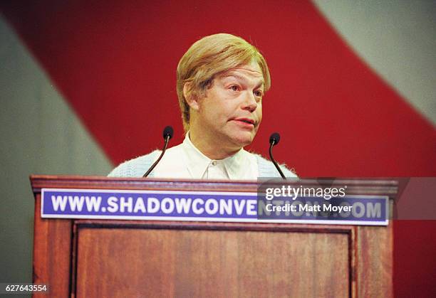 Comedian and author Al Franken appears as his famous Saturday Night Live character Stuart Smalley at the Convention.