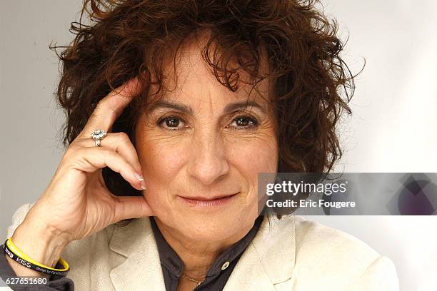 Marie Paule Belle attends the France 3 TV show, "Les Grands du Rire," in Paris.