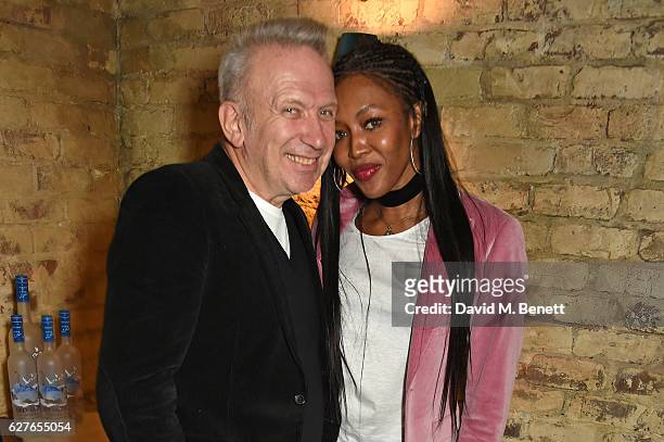 Jean-Paul Gaultier and Naomi Campbell attend The Fashion Awards in partnership with Swarovski nominees' lunch hosted by the British Fashion Council...