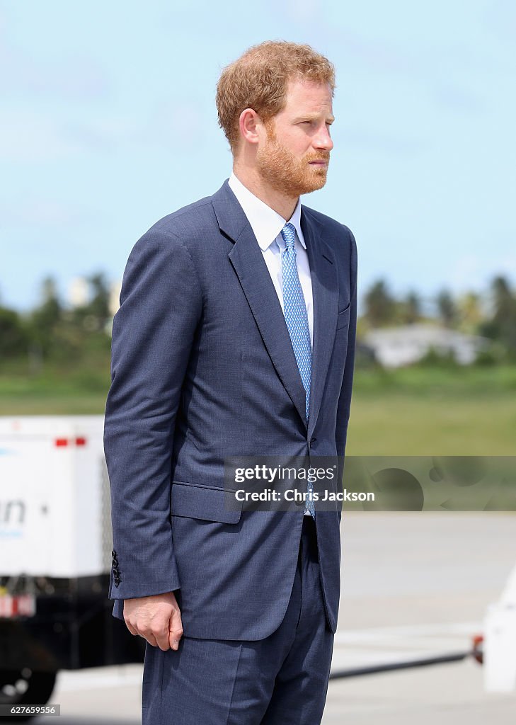 Prince Harry Visits The Caribbean - Day 14