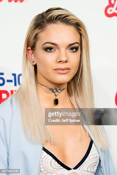 Louisa Johnson attends Capital's Jingle Bell Ball with Coca-Cola on December 4, 2016 in London, United Kingdom.