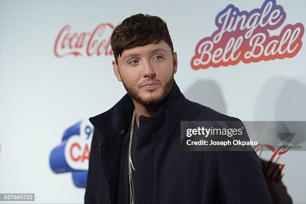 James Arthur attends Capital's Jingle Bell Ball with Coca-Cola on December 4, 2016 in London, United Kingdom.