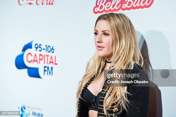 Ellie Goulding attends Capital's Jingle Bell Ball with Coca-Cola on December 4, 2016 in London, United Kingdom.