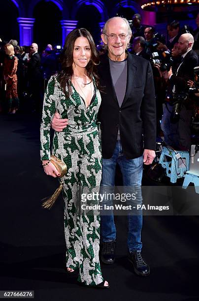 Christopher Lloyd and Lisa Loiacono attending the British Independent Film Awards, at Old Billingsgate Market, London. PRESS ASSOCIATION Photo....