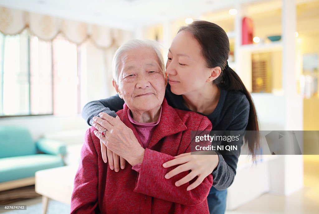 Happy Asian family