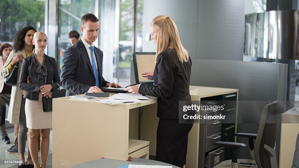 File Bank Counter Bank Counter High-Res Stock Photo - Getty Images