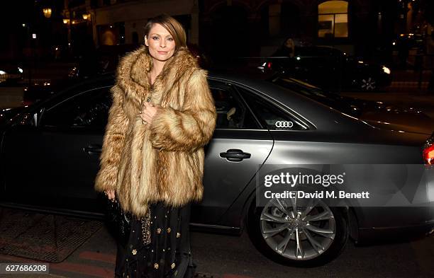 MyAnna Buring arrives in an Audi at the British Independent Film Awards at Old Billingsgate Market on December 4, 2016 in London, England.